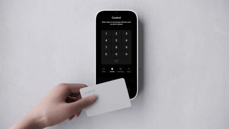 Ajax Bedienteil KeyPad Produktbild